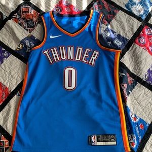 OKC Thunder Russell Westbrook On court Jersey